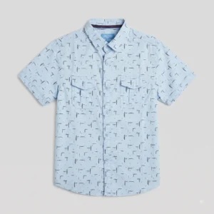 Minimal Blue Shirt